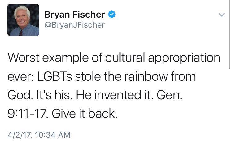 Bryan Fischer twitted