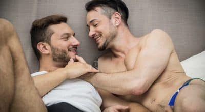 gay couple before having sex